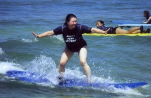 Phoenix on a Surfboard in Hawaii, Succeed, success, 